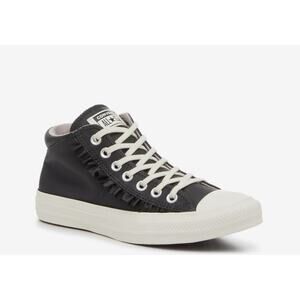 Women's Converse Chuck Taylor All Star Madison Mid Top sneaker Leather Ruffle 7